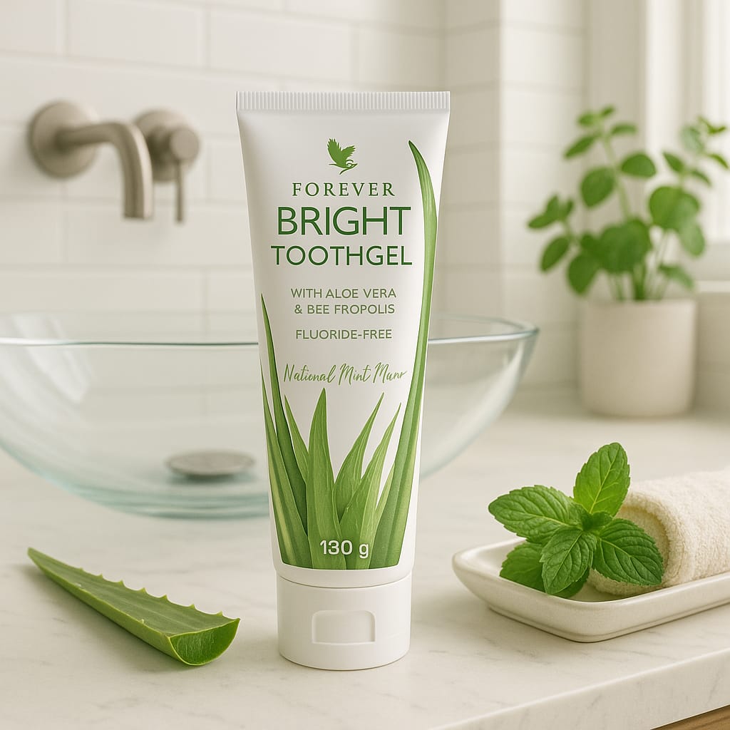 Bright Toothgel – by Forever | Natural fluoride-free aloe vera toothpaste with bee propolis