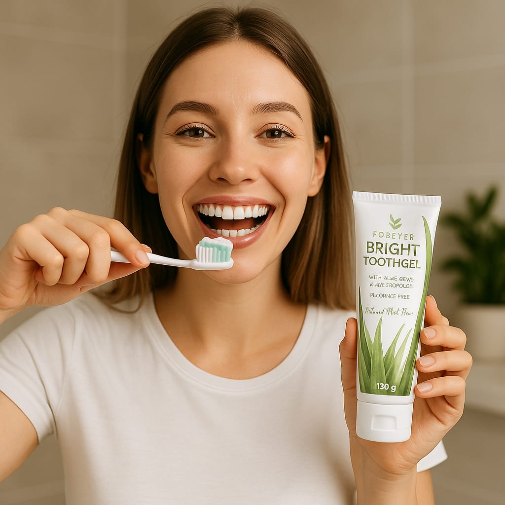 Bright Toothgel – by Forever | Natural fluoride-free aloe vera toothpaste with bee propolis
