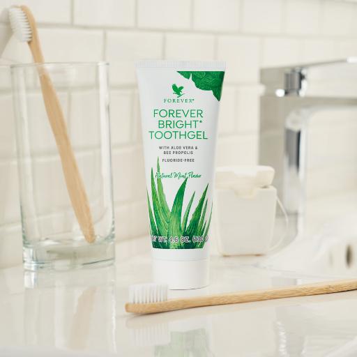 Bright Toothgel – by Forever | Natural fluoride-free aloe vera toothpaste with bee propolis