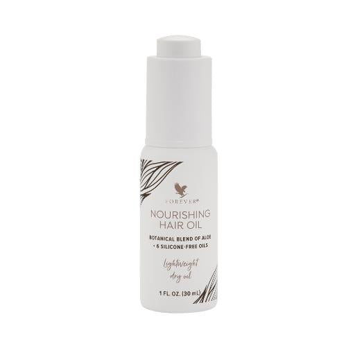 Nourishing Hair Oil – by Forever | Lightweight aloe vera and botanical hair treatment for shine and strength