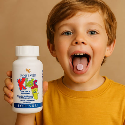 Kids Multivitamins – by Forever | Natural chewable vitamins with phytonutrients for children
