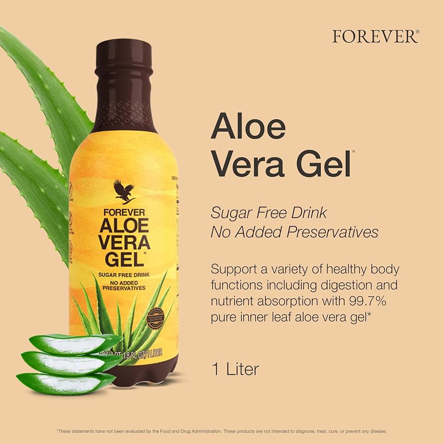 Aloe Vera Gel – by Forever | Pure inner leaf aloe vera drink for digestion and immunity
