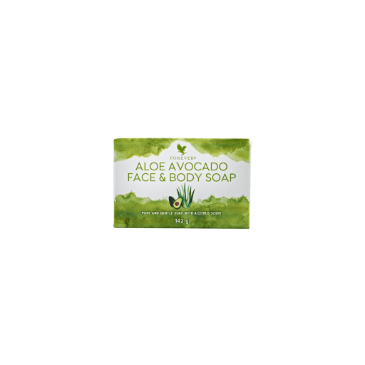 Aloe Avocado Soap – by Forever | Gentle moisturizing cleanser with aloe vera and avocado oil for face and body
