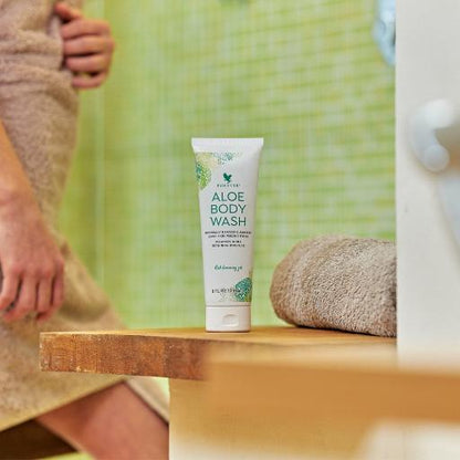 Aloe Body Wash – by Forever | Gentle aloe vera shower gel for soft and hydrated skin
