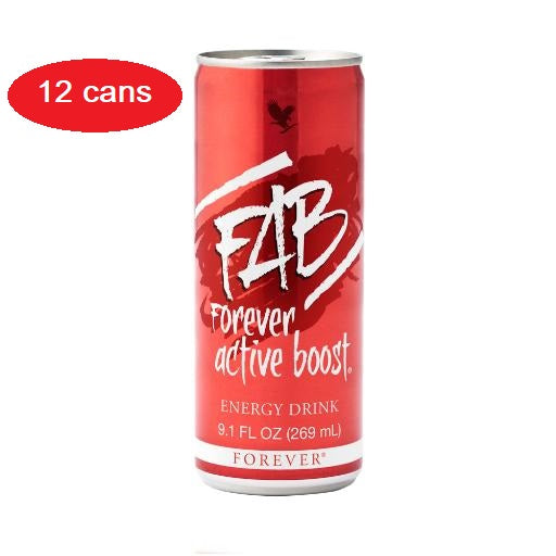 FAB Active Boost® – by Forever | Aloe and guarana energy drink with B-vitamins for stamina and mental focus
