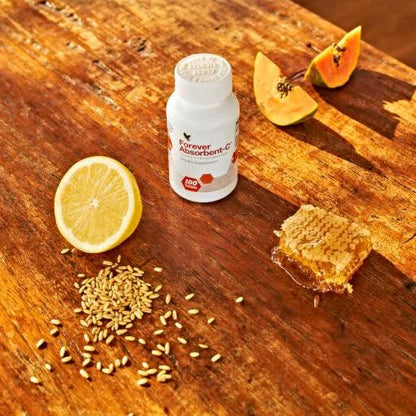 Absorbent-C – by Forever | Natural vitamin C supplement with oat bran for immune and antioxidant support
