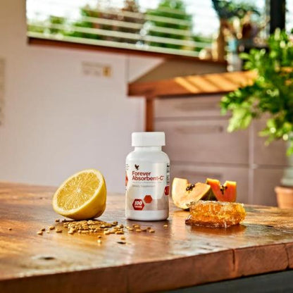 Absorbent-C – by Forever | Natural vitamin C supplement with oat bran for immune and antioxidant support
