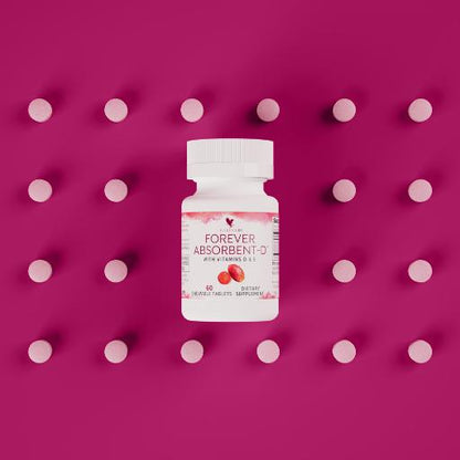 Absorbent-D™ – by Forever | Chewable vitamin D and E supplement for bone and immune support