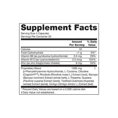 Focus™ – by Forever | Brain support supplement with bacopa, guarana, rhodiola, and B vitamins for focus and clarity
