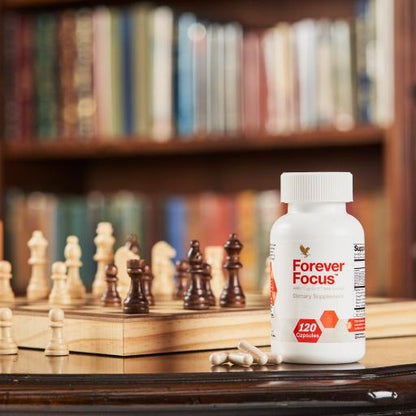 Focus™ – by Forever | Brain support supplement with bacopa, guarana, rhodiola, and B vitamins for focus and clarity
