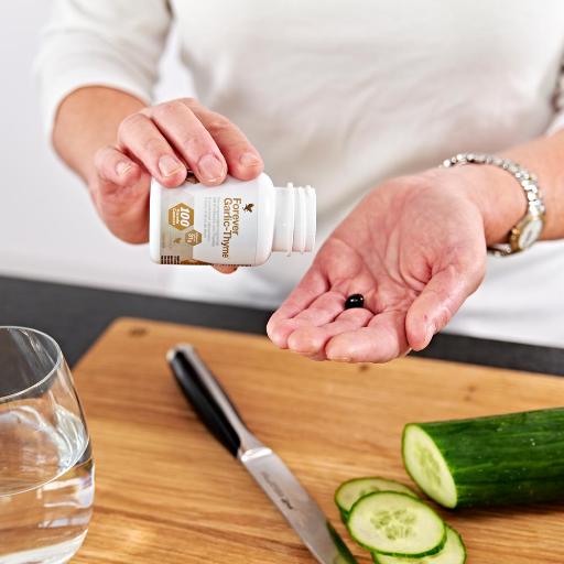 Garlic-Thyme – by Forever | Natural immune and heart support with garlic oil and thyme extract
