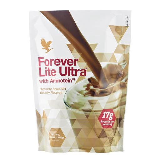 Lite Ultra® Chocolate – by Forever | Protein meal replacement shake with soy protein and Aminotein