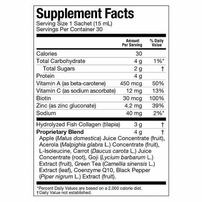 Marine Collagen™ – by Forever | Liquid collagen drink with marine peptides, vitamin C, and zinc for skin and beauty support
