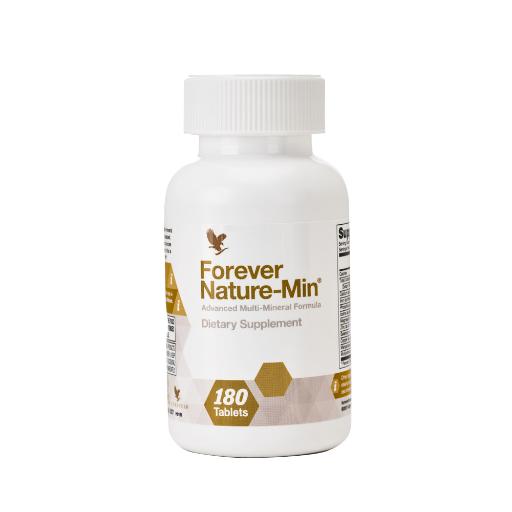 Nature-Min® – by Forever | Mineral supplement with calcium, magnesium, zinc, and iron for bone and cell health
