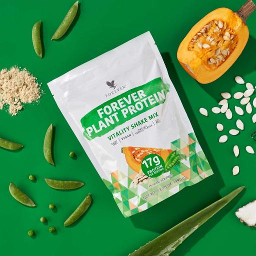 Plant Protein™ – by Forever | Vegan protein powder with pea and pumpkin for muscle support and daily nutrition
