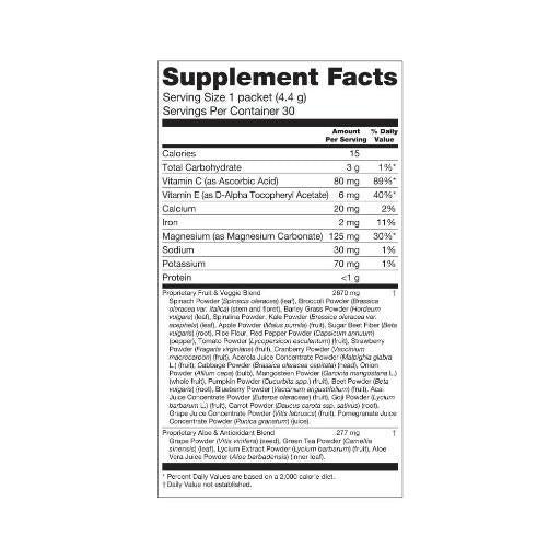 Supergreens™ – by Forever | Daily greens supplement with spirulina, spinach, kale, and aloe vera for energy and immune support